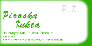 piroska kukta business card